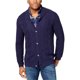 thumbnail image 1 of Suéter tipo cárdigan de punto de cable para hombre de Club Room, azul, XX-Large, 1 of 1