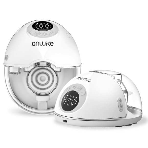 Extractor de leche ANWIKE MY-381 portatil manos libres recargable 4 modos 12 niveles doble