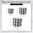 thumbnail image 6 of Bone Dry Pet Storage Collection Paw and Bone, Medium Round, 12x15x15", Black, 6 of 11