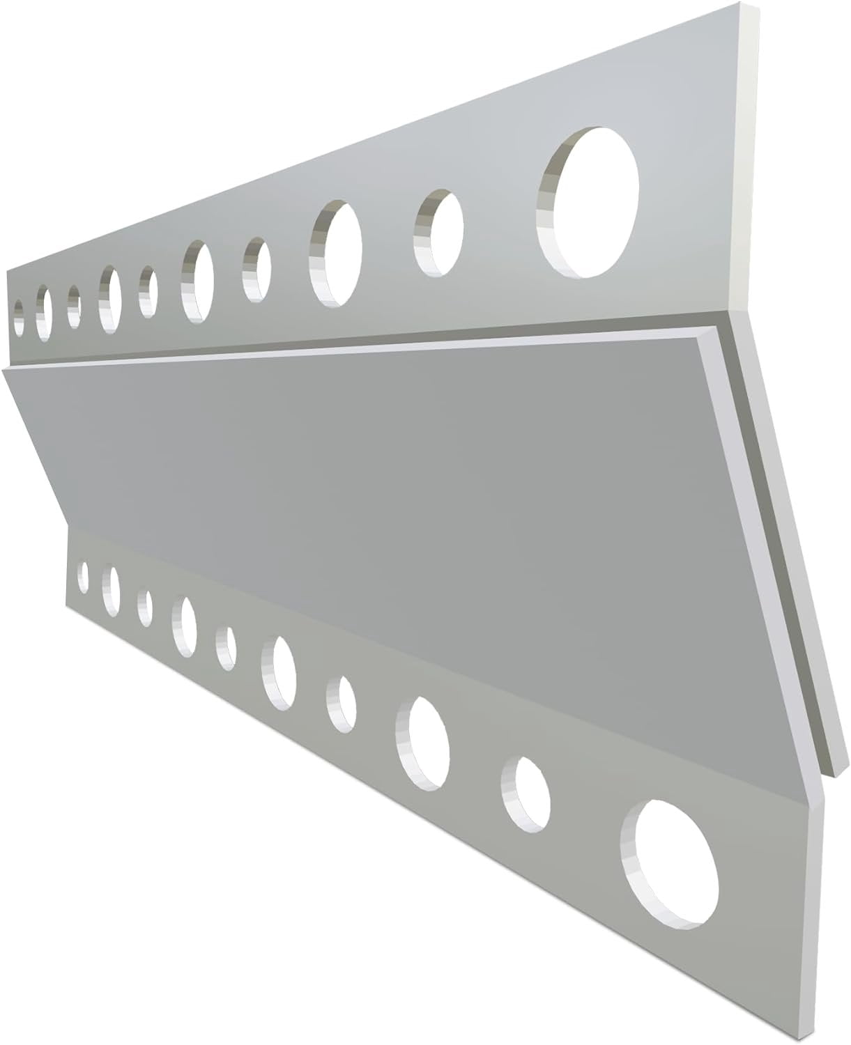 Picture Hang Solutions 10 in Flare French Cleats for Wood Frames 50-lb Capacity 30 Pairs per Pack