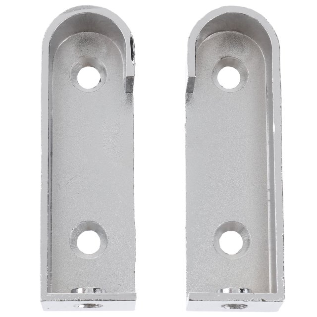 GOOHOCHY 2Ensemble Support de Tringle en Métal Moulé pour Amélioration de la Maison Support de Tringle de Garde-Robe