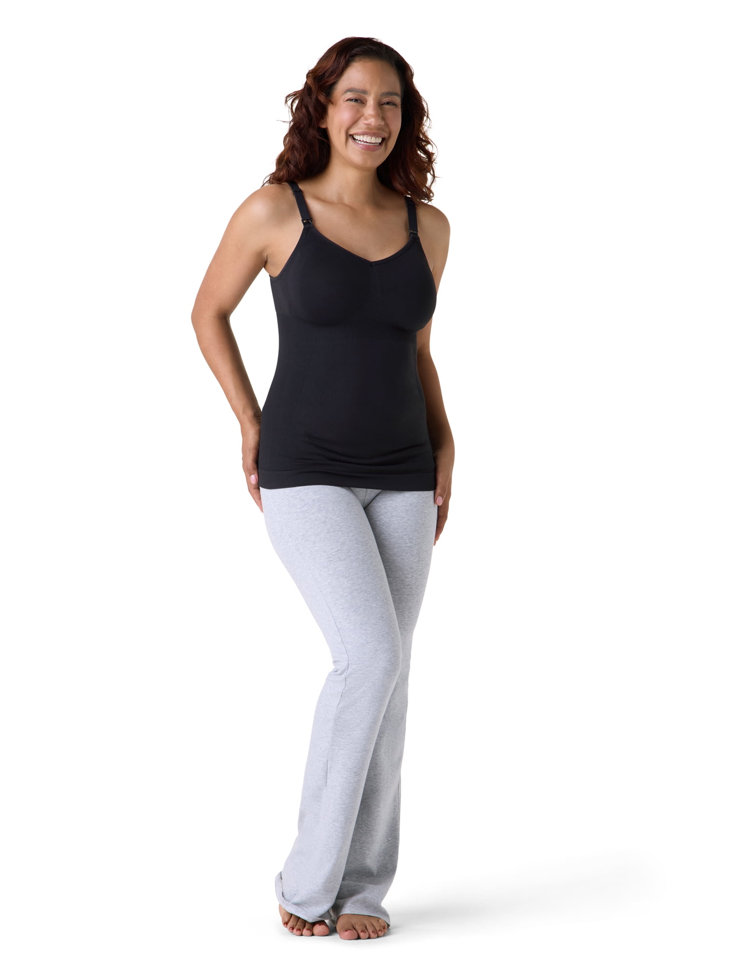Ingrid & Isabel For Every Belly Women's Maternity Seamless Nursing Cami, Sizes S-XXXL