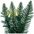 thumbnail image 6 of Vickerman 9' Camdon Fir Artificial Christmas Garland, Warm White LED Mini Lights - Faux Holiday Garland - Indoor Seasonal Home Decor, 6 of 8