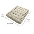 thumbnail image 3 of RKZDSR Thickened Rectangle Chair Cushion: Ideal for Balcony, Bedroom, and More, 3 of 4