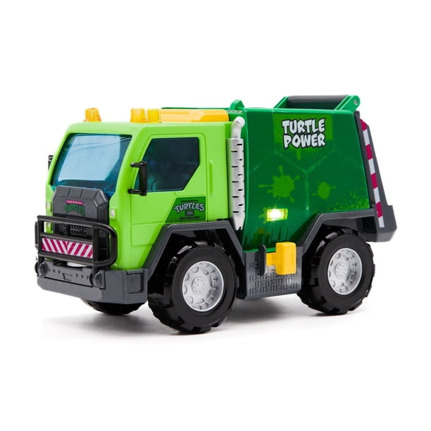 TMNT Thrashn Battle Garbage Truck, Green Indoor Playground Toy