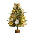 thumbnail image 2 of Puntoco Árbol de Navidad en miniatura Adornos navideños Decoración de escenas navideñas para el hogar Liquidación de adornos de decoración interior y exterior en Navidad, 2 of 6