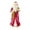 Red, variant on 8.58 Inch Christmas Santa Figurine Silver Holiday Statue Xmas Decoration Festive Resin Santa Claus Decor Home Tabletop Seasonal Ornament Decoration Gift