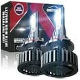 thumbnail image 1 of 9005 H10 HB3 LED Headlights High/Low Beam 9005 H10 Single Beam 6000K White Plug&Play Set of 2, 1 of 8