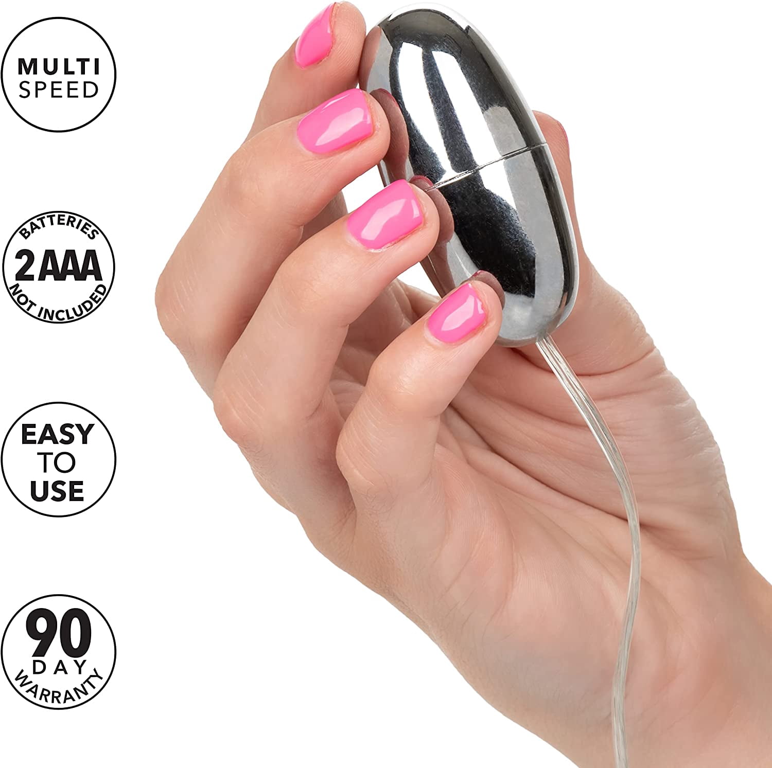 CalExotics Silver Vibrating Bullet