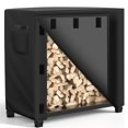 thumbnail image 2 of Housse de Protection pour Porte-Bûches Extérieur, Noir 420D Imperméable et Coupe-Vent, 2 of 4