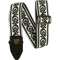 Ernie Ball Classic Jacquard Guitar Strap/Bass Strap - Black Vine