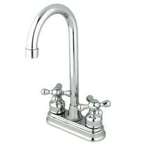Kingston Brass KB491AX Victorian Two-Handle 2-Hole Deck Mount Bar Faucet in Polished Chrome
