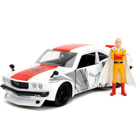 JADA TOYS 1/24 - MAZDA RX-3 With One Punch Man Figure - 1974