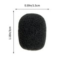 thumbnail image 2 of Soimiss 20Pcs Black Practical Mic Accessories Sponge Covers for Lapel Microphones Easy to Replace, 2 of 8