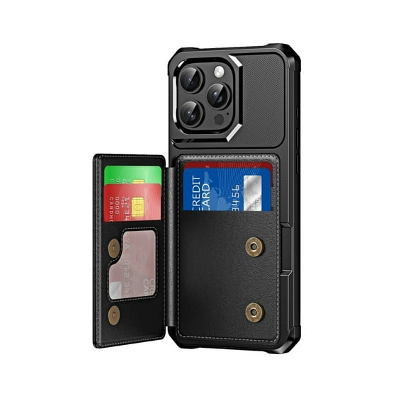 Case For IPhone 16 Pro Max/16 Plus/16 Pro/16, Card Slot Cover Grade Drop Protection Shockproo Cover