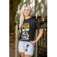 thumbnail image 4 of Funny PGH Pennsylvania Vs All Yinz Men's Graphic T Shirt Tees Brisco Brands S, 4 of 6