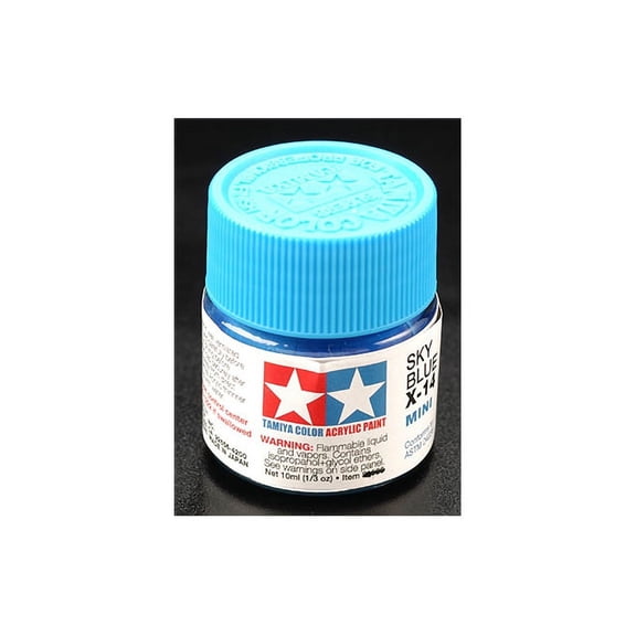 Tamiya 81514 Acrylic Mini X14 Sky Blue 1/3 oz TAM81514