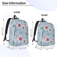 thumbnail image 4 of Balery Sea Turtle Vintage Canvas Backpack for Men and Women - Large Capacity, Durable Travel Laptop Bag for School, Work, Hiking, and Outdoor Activities, 4 of 7