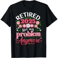 thumbnail image 1 of Playera de Retiro para Mujer 2025 - Regalo de Jubilación - Talla Extra Grande a 4XL - Negro y Blanco, 1 of 7
