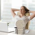 thumbnail image 2 of Drink with Holder Cotton Woven Absorbent for Drinks Home Decor Set, 2 of 5