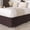 Suede, Brown, variant on Velvet Box Spring Cover for Full Queen King Size, Stretch Bed Frame Cover Wrap Around Elastic 4 Sides Bed Skirt Alternative Boxspring Cover (Fleece, Beige,W:59*L:78.7inch)