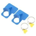 thumbnail image 4 of Soporte de montaje para manguera de piscina, 2 piezas Soporte para manguera de agua para piscina Soporte de fijación para tubería de piscina construido para precisión, 4 of 8