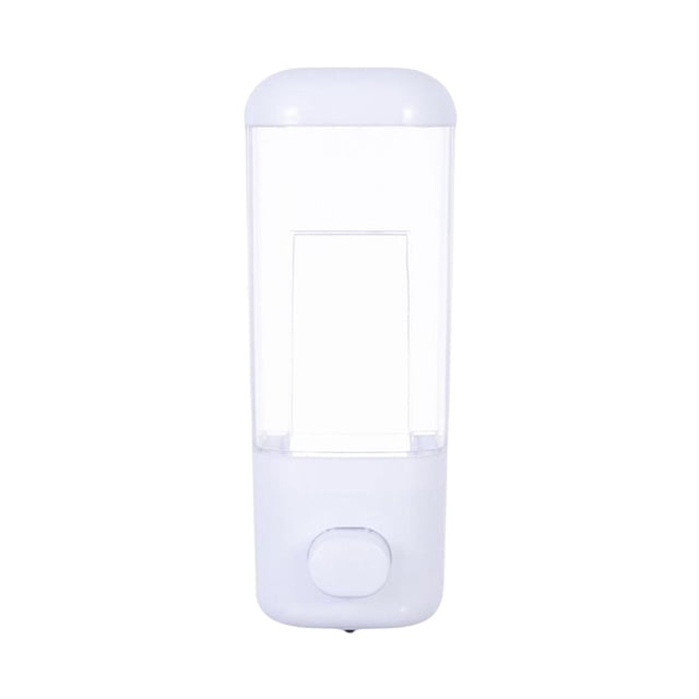 Dispensador de jabón Manual montado en la pared dispensador de bomba de cámara simple/doble contenedor transparente de plástico para baño Hotel A Soledad Dispensador de jabón