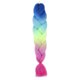 thumbnail image 1 of XmhyTop-A Extensiones de cabello sintético trenzado multicolor jumbo ombré de 60 cm, 3 piezas, perfectas para trenzas regulares y con giros DIY, E7, 1 of 5