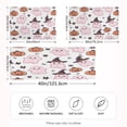 thumbnail image 4 of Dailycode Satin Pillow Case King Silk Pillow Cover for Hair and Skin Envelope Closure Cute Pink Ghost and Pumpkin 20"x40", 4 of 9