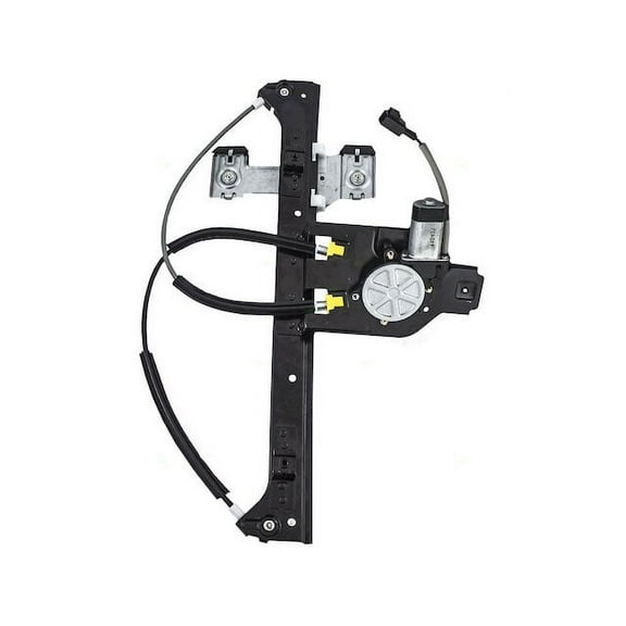 Rear Left Power Window Regulator and Motor Assembly - Compatible with 2004 - 2005 GMC Envoy XUV Sport Utility 4-Door