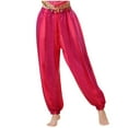 thumbnail image 1 of Sequin Pants Belly Dance Performance Dance Pants - Chiffon Highlight Pants - S-L Sizes, 1 of 3