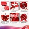 thumbnail image 4 of Zoe Deco 18 inch Giant Glitter Red Car Gift Bow (US Company), 4 of 7