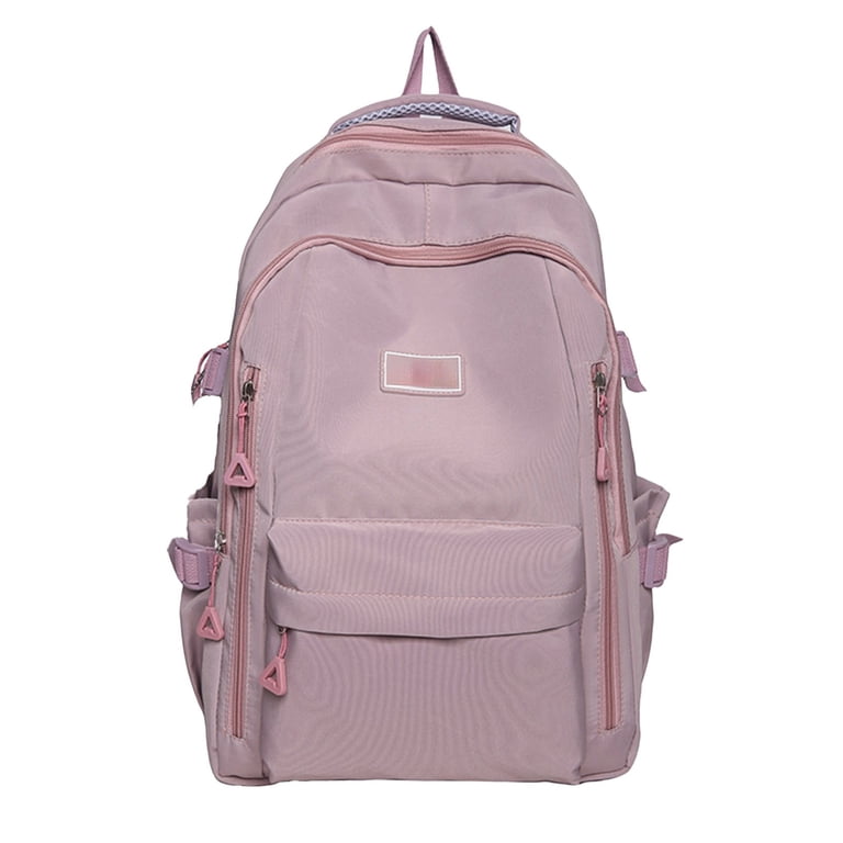 YSGFHGJW Cute Solid Color Campus Backpack for Women, Middle  display picture 1