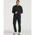 thumbnail image 6 of Real Essentials 3 Pack: Men's Tech Fleece Athletic Casual Open Bottom Sweatpants with Pockets (Available In Big & Tall), 6 of 7