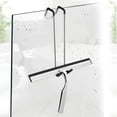 thumbnail image 4 of HURRISE Window Squeegee, Squeegee Cleaning Tool,Stainless Steel Zinc Alloy Window Squeegee Car Windshield Glass Mirror Cleaning Tool with Hook, 4 of 8