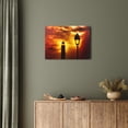 thumbnail image 3 of Northlight LED Lighted Lighthouse and Lamppost Canvas Wall Art - 11.75" x 15.75", 3 of 9