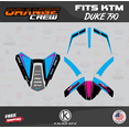 thumbnail image 2 of Kalair GFX Graphics Kit for Ktm 690 SMC-R (2019-2023) Orange-crew Series, 2 of 5