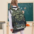 thumbnail image 7 of FORMRS School Backpack 17" Student Travel Bag with Laptop Compartment, Green Forest Scene, 7 of 7