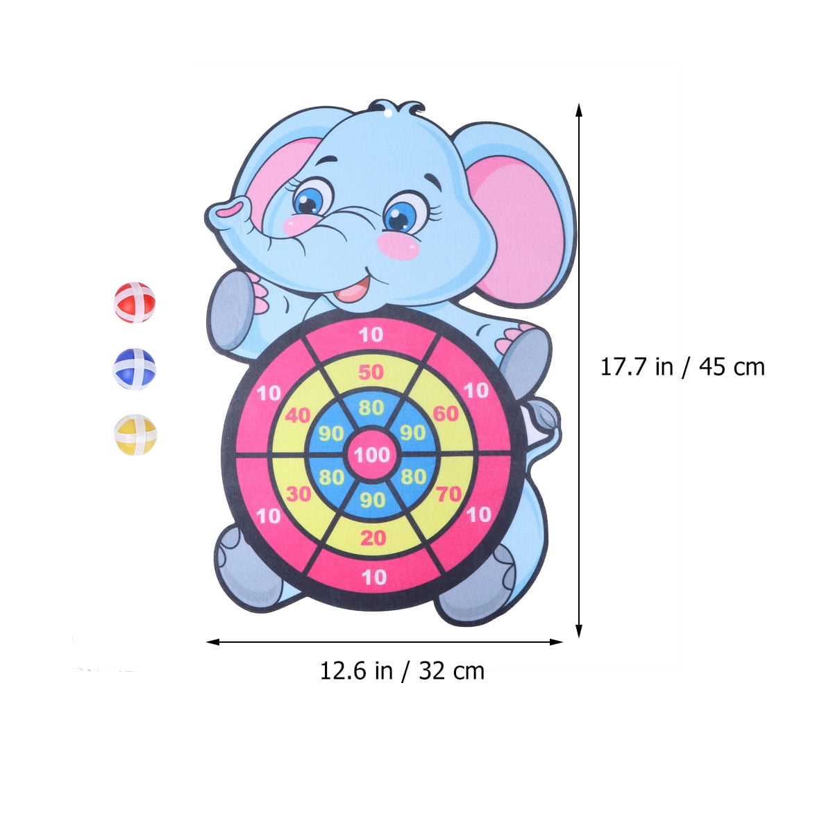Elephant Children Leisure Time Animal Dart Board Cartoon Dart Toy Target 