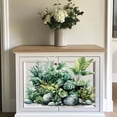 thumbnail image 6 of 3 Sheets 3 styles PVC Waterproof Decorative Stickers Self Adhesive Floral Decals 300x150mm 1 sheet/style for Furniture Decoration Leaf, 6 of 9