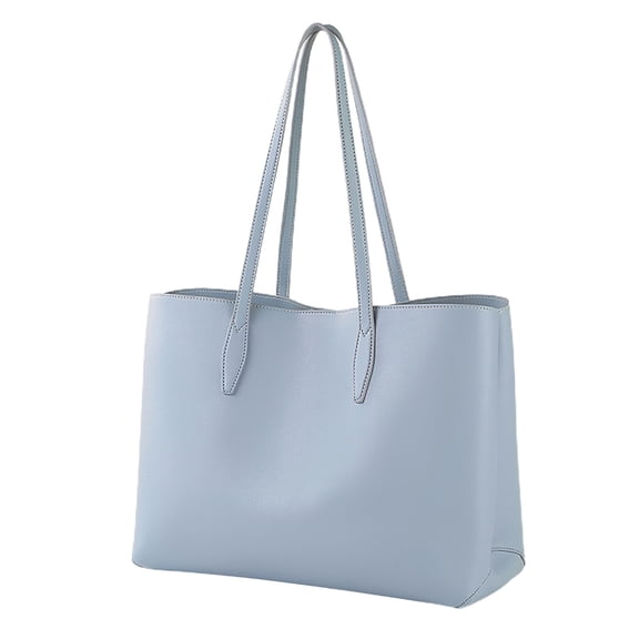 Stylago Womens Tote Bags Leather Shoulder Purse Ladies Shopping Travel Button Handbag College Everyday Large Book Pocket Blue