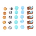 thumbnail image 2 of Cuentas de Silicona ANGGREK Juego de 25 Piezas para manualidades, 2 of 7