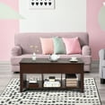 thumbnail image 3 of Gymax Lift Top Coffee Table and Lower Shelf Living Room Home Decor, 3 of 10