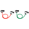 thumbnail image 1 of Bandas Resistencia Con Manijas Cordón Ejercicio (15 Lb) Rojo, 1 of 7