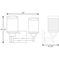 thumbnail image 2 of Progress Lighting - Two Light Bath - Bath & Vanity - Alexa - 2 Light in Modern, 2 of 2