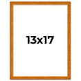 thumbnail image 2 of 13x17 Honey Brown Real Wood Picture Frame Width 0.75 inches | Interior Frame Depth 0.5 inches |, 2 of 8