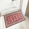 thumbnail image 1 of JV Home Area Rug Napoli Red 2'x3'3" Washable Carpet Anti Slip, 1 of 6