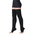 thumbnail image 4 of Dosaele Thigh High Compression Stockings for Unisex  Open Toe  20-30mmhg  Beige L, 4 of 7