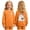Orange, variant on Leey-World Halloween Sweatshirt For Girls Ghost Cute Crewneck Kids Tops Girls Halloween Shirt Long Sleeve Festival Pullover Sweatshirt