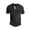 Black, variant on NinXxx Men's Short Sleeve Pocket Crew Neck Soft Breathable Daily Tee Black M